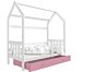 Otroška postelja Hiška s predalom 160x80