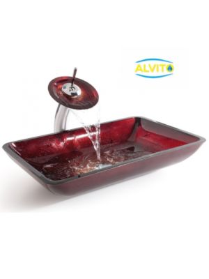 Kopalniški umivalnik Alvito Steklo HC6025