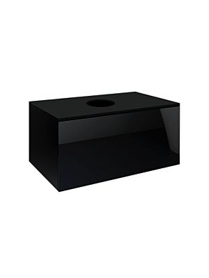 Kopalniška omarica za pod umivalnik BARBADOS - Black Gloss