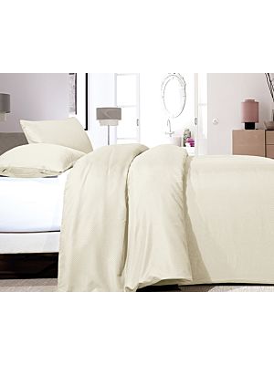 Moderna posteljnina Satin Point kremna 140 x 220 cm
