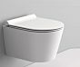 Viseča WC školjka brez roba +  deska s počasnim zapiranjem Alvito SONET