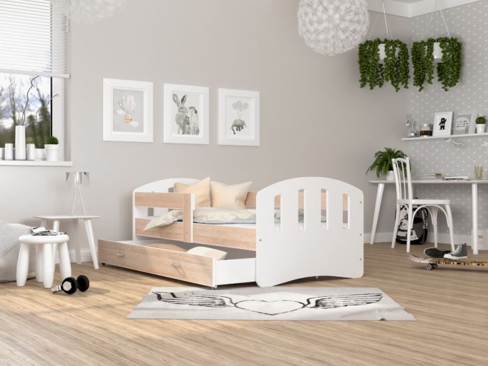 Otroška postelja Srečko 140/160/180 x 80 cm ali 180 x 90 cm